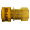 1/2 x 1/2" GAS-FLO® Brass Natural Gas Q/D Coupler - Female NPT  QD-GMC8-8F
