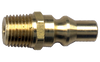 1/4 x 1/4" GAS-FLO® Brass RV Natural Gas Q/D Nipple - Male NPT  QD-GMRVN4-4M