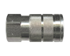 1/4 x 1/4" Steel Industrial Pneumatic Q/D Coupler - Female NPT  QD-INDAC4-4F