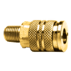 3/8 x 3/8" Steel Industrial Pneumatic Q/D Coupler - Male NPT  QD-INDAC6-6M