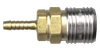 1/2 x 1/2" Steel Industrial Pneumatic Q/D Coupler - Hose Barb  QD-INDMC8-8H