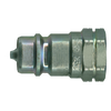 1/4 x 1/4" Steel ISO "A" Hydraulic Q/D Nipple - Female NPT  QD-ISOAN4-4F
