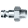 1/8 x 1/4" Brass Miniature Pneumatic Q/D Nipple - Male NPT  QD-MININ2-4M