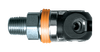 1/4" Aro 210 Pneumatic Q/D Swing Coupler - Male NPT  QD-SCAROMC4-4M