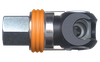 3/8 x 1/4" Industrial Pneumatic Q/D Swing Coupler - Female NPT  QD-SCINDMC6-4F