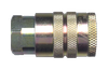 1/2 x 1/2" Steel Tru-Flate Pneumatic Q/D Coupler - Female NPT  QD-TFMC8-8F