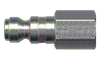 1/4 x 1/4" Steel Tru-Flate Pneumatic Q/D Nipple - Female NPT  QD-TFN4-4F