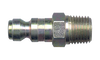 1/4 x 1/4" Steel Tru-Flate Pneumatic Q/D Nipple - Male NPT  QD-TFN4-4M