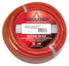 3/8 x 3/8" x 25' Red Nitrile 250 PSI Oil Resistant Rubber Air Hose Assembly - Brass Male NPT Ends  RP6RED-25C