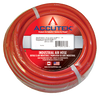 1/2 x 1/2" x 25' Red Nitrile 250 PSI Oil Resistant Rubber Air Hose Assembly - Brass Male NPT Ends  RP8RED-25D