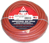 3/8 x 1/4" x 25' Red PVC/Nitrile 300 PSI Rubber Air Hose Assembly - Brass Male NPT Ends  RW6/2RED-25B