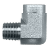 1/2 x 3/4" Steel Male NPT - Female NPT 90° Reducing Elbow  S1016-DE