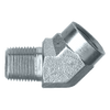 1/2 x 1/2" Steel Male NPT - Female NPT 45° Elbow  S1024-D