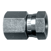 1 x 1" Steel Female NPT - Female NPSM Swivel Connector  S1103-HH