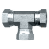 3/4" Steel Female NPSM Swivel - Female NPSM Swivel - Female NPSM Swivel Tee  S1111-E