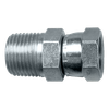 1 x 1-1/4" Steel Male NPT - Female NPSM Swivel Reducing Connector  S1120-HJ