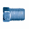 3/16" (7/16"-24) Steel Male 45° SAE Inverted Flare Increasing Nut  S141-3-7/16