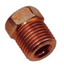 1/4" (1/2"-20) Steel Male 45° SAE Inverted Flare Increasing Nut  S141-4-1/2