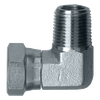1/2 x 5/8" Steel Female 37° JIC - Male NPT 90° Elbow  S3516-10D