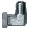 1 x 1" Steel Female 37° JIC - Male NPT 90° Elbow  S3516-16H