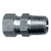 1-1/4 x 1-1/4" Steel Female 37° JIC - Male NPT Connector  S3520-20J
