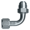 1-1/4 x 1-1/4" Steel Female 37° JIC - Male 37° JIC 90° Bent Tube Elbow  S3549BT-20
