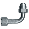 1 x 1" Steel Female 37° JIC - Male 37° JIC 90° Long Drop Bent Tube Elbow  S3549LBT-16