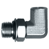 1-1/16"-12 x 3/4" Steel Male ORB - Female NPT 90° Elbow  S3616-12E