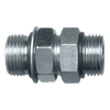 9/16"-18 Steel Male ORB - Male ORB Union  S3642-6