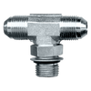 3/8 x 9/16"-18 Steel Male 37° JIC - Male 37° JIC - Male ORB Tee  S3645-6