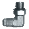 5/8 x 1-1/16"-12 Steel Male 37° JIC - Male ORB 90° Elbow  S3649-1012
