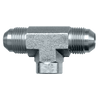 3/8 x 1/4" Steel Male 37° JIC - Male 37° JIC - Female NPT Tee  S3736-6B