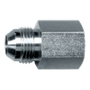1/4 x 1/8" Steel Male 37° JIC - Female NPT Connector  S3746-4A