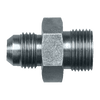 1/2 x 1/2" Steel Male 37° JIC - Male 60° Seat BSPP Connector  S3748BSPP-88