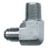 1-1/2 x 1-1/4" Steel Male 37° JIC - Male NPT 90° Elbow  S3749-24J