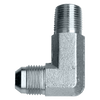 1/4 x 1/8" Steel Male 37° JIC - Male NPT 90° Elbow  S3749L-4A