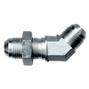 1/2" Steel Male 37° JIC Bulkhead 45° Elbow  S3854-8