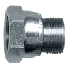 1-3/16"-12 x 1"-14 Steel Female ORFS Swivel - Male ORFS Connector  S3935-1210