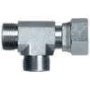 13/16"-16 Steel Male ORFS - Female ORFS Swivel - Male ORFS Tee  S3951F-8