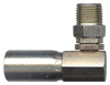 1/4 x 1/4"  Weatherhead® U-Series Hose Crimp - Male NPT Swivel 90° Elbow  SC616SW-4B