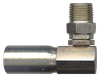 3/8 x 3/8"  Weatherhead® U-Series Hose Crimp - Male NPT Swivel 90° Elbow  SC616SW-6C