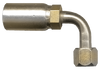 3/4 x 3/4" Weatherhead® U-Series Hose Crimp - Female 37° JIC Swivel 90° Long Drop Elbow  SC639L-1212