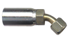 1 x 1" Weatherhead® U-Series Hose Crimp - Female 37° JIC Swivel 45° Elbow  SC640-1616