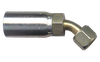 1/4 x 1/4" Weatherhead® U-Series Hose Crimp - Female 37° JIC Swivel 45° Elbow  SC640-44