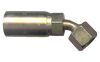 1/4 x 9/16"-18 Weatherhead® U-Series Hose Crimp - Female ORFS Swivel 45° Elbow  SC650-44