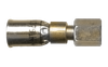 1/4 x 1/4" 100R14 Hose Crimp - Brass Female 37° JIC Swivel  SCT438-44