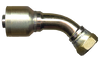 3/4 x 3/4" Koman/Parker® 71 Series Hose Crimp - Female BSPP Swivel 60° Cone 45° Elbow  SCT940BSPMS-1212