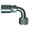 3/4 x 3/4" Weatherhead® 100R5 Series Hose Crimp - Female 37° JIC Swivel 90° Elbow  SCW539-1212