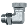 9/16"-18 x 1/2" Steel Male ORB - Female NPSM Swivel 90° Elbow  SO1116-6D