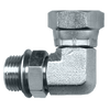 3/4"-16 x 3/8" Steel Male ORB - Female NPSM Swivel 90° Elbow  SO1116-8C